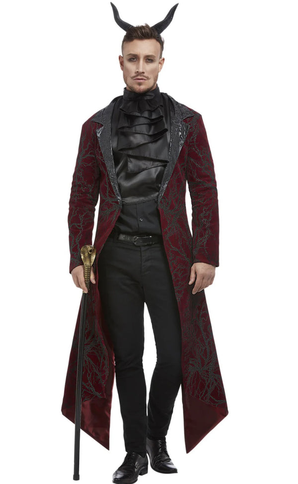 Mens Deluxe Devil Costume, Red